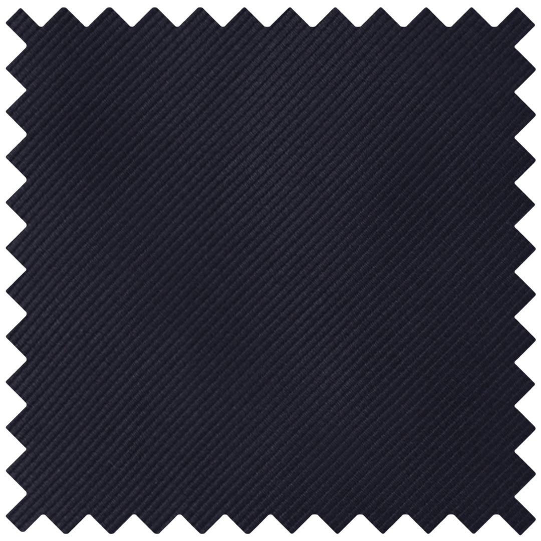 Silk Blend Solid Tie - Navy Blue
