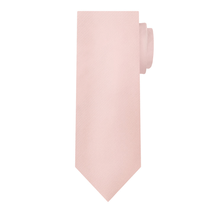 Silk Blend Solid Tie - Bridal Pink