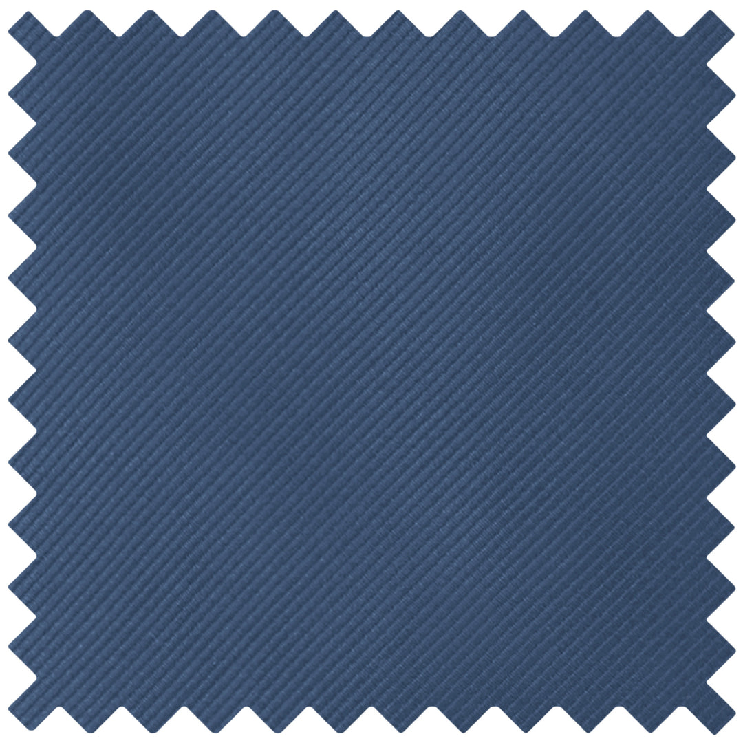 Silk Blend Solid Tie - Steel Blue
