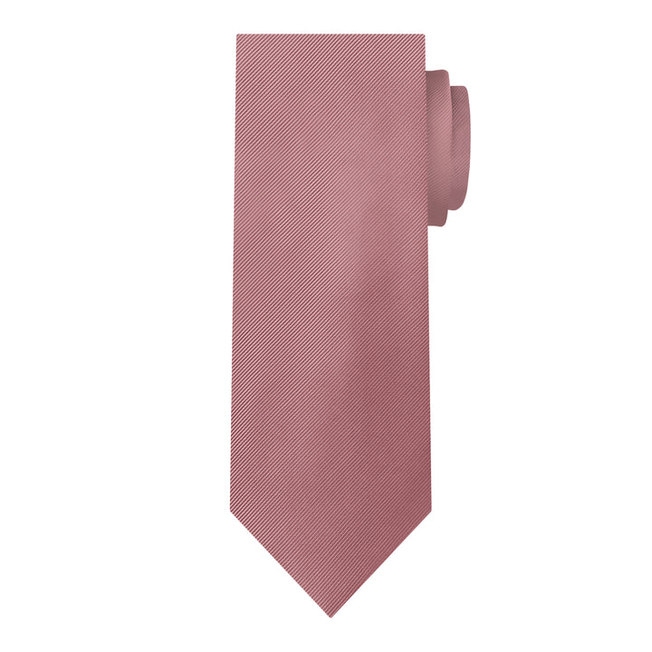 Silk Blend Solid Tie - Dusty Rose