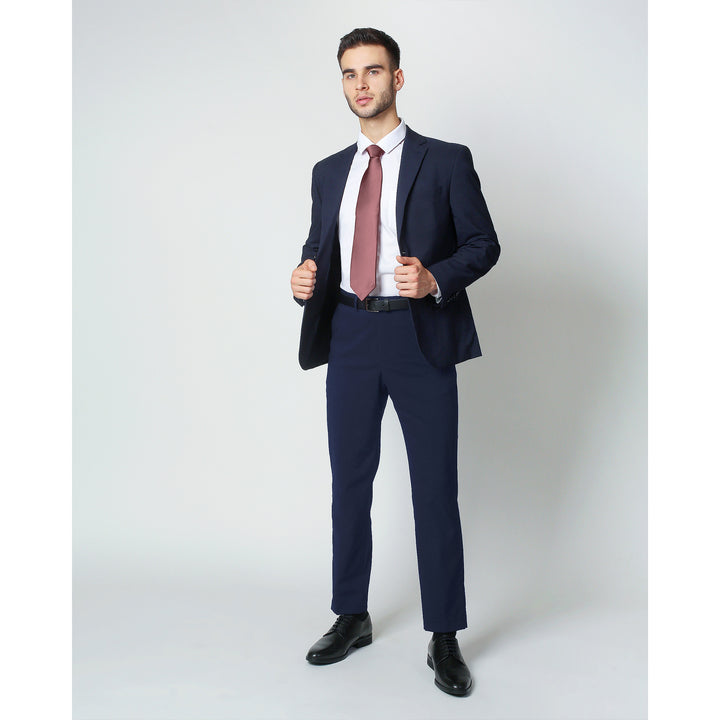 Silk Blend Solid Tie - Dusty Rose