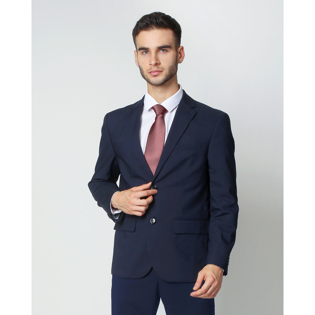 Silk Blend Solid Tie - Dusty Rose
