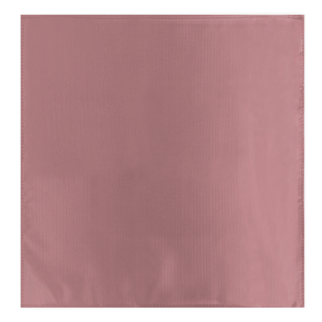 Silk Blend Solid Pocket Square - Dusty Rose
