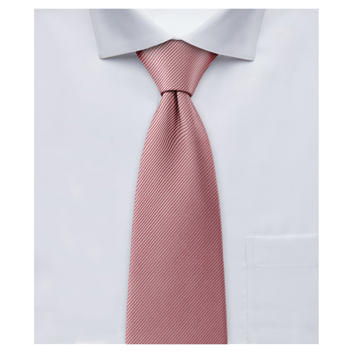 Silk Blend Solid Tie - Dusty Rose