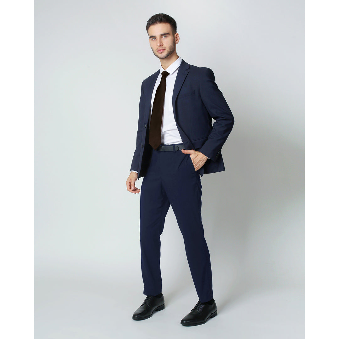 Silk Blend Solid Tie - Espresso