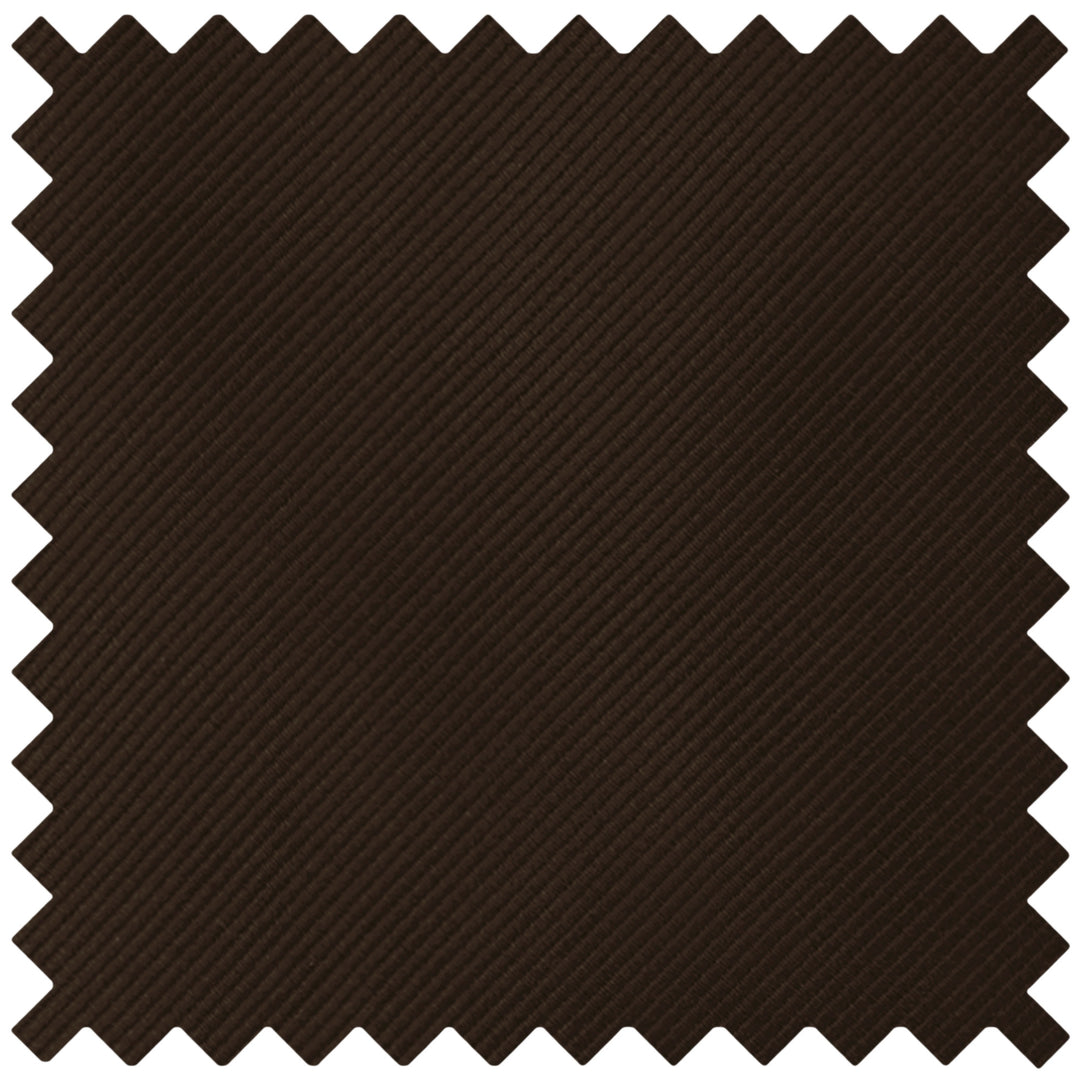Silk Blend Solid Tie - Espresso