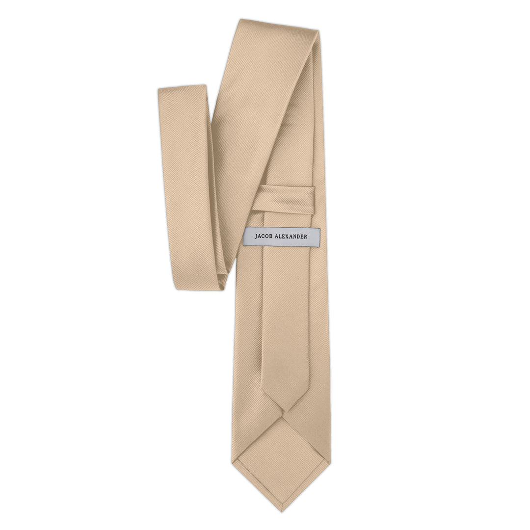 Silk Blend Solid Tie - Royal Gold