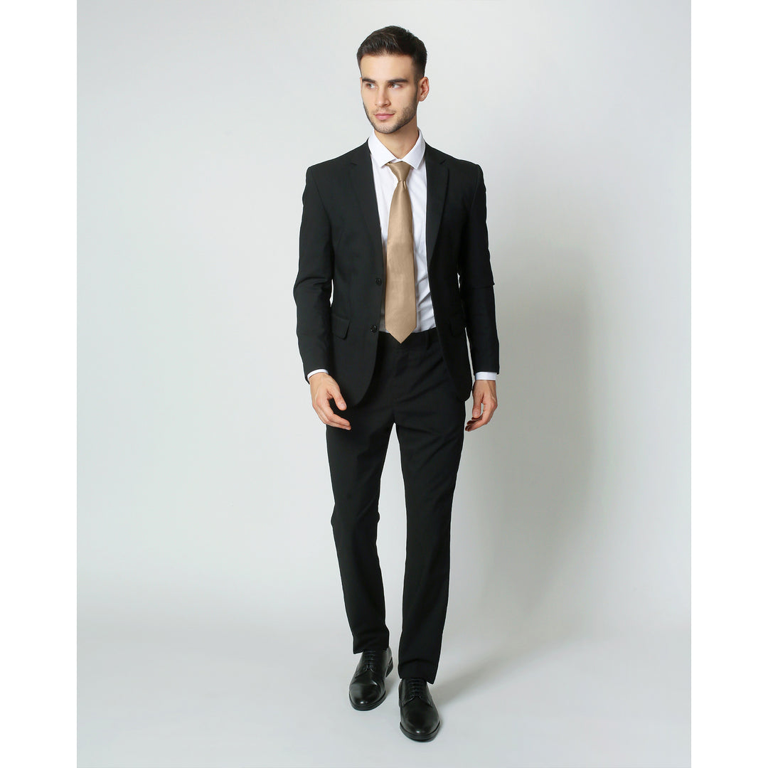 Silk Blend Solid Tie - Royal Gold