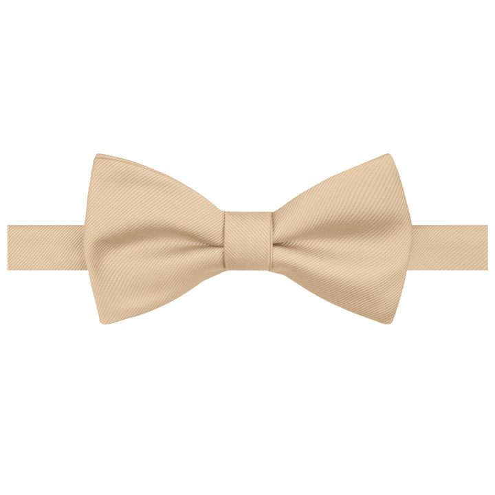 Silk Blend Solid Self-Tie Bow Tie - Royal Gold