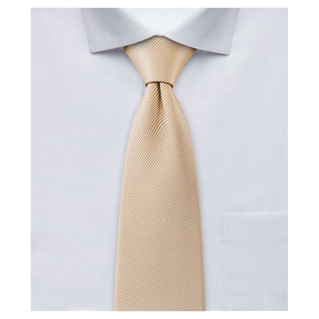 Silk Blend Solid Tie - Royal Gold
