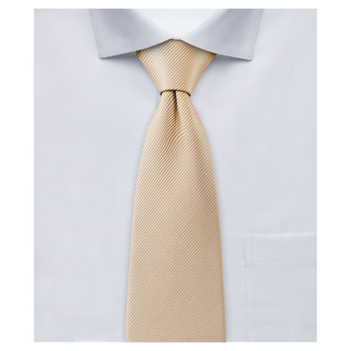 Silk Blend Solid Tie - Royal Gold