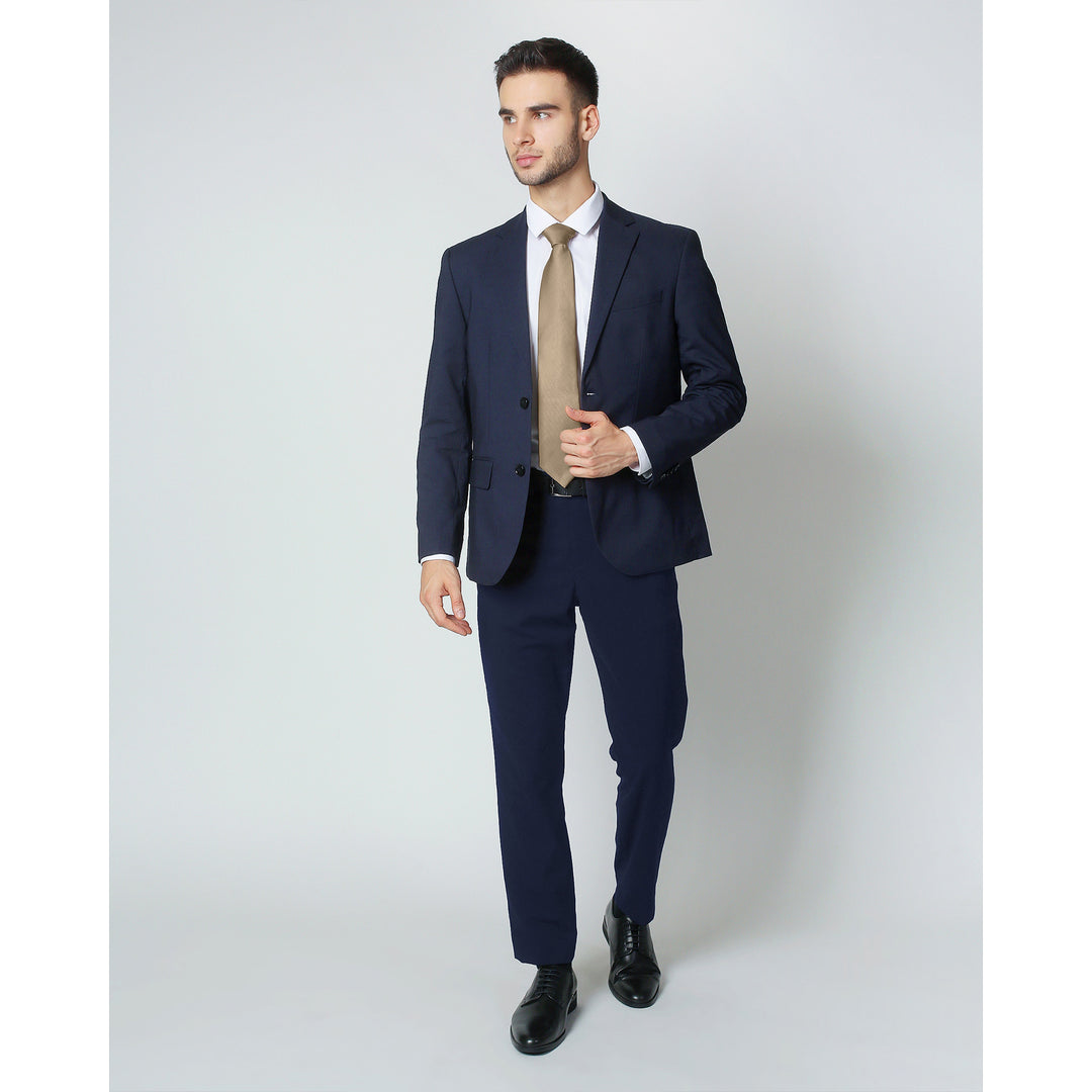 Silk Blend Solid Tie - Biscotti