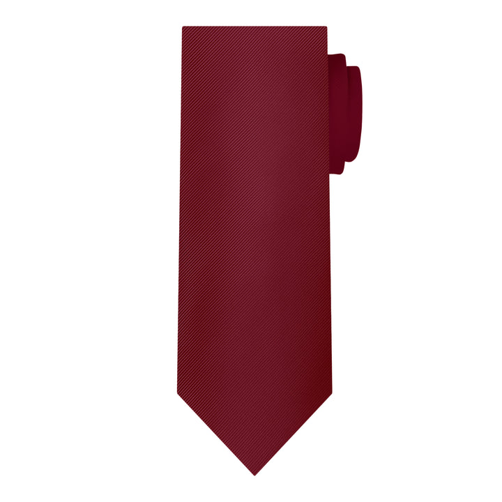 Silk Blend Solid Tie - Red Velvet