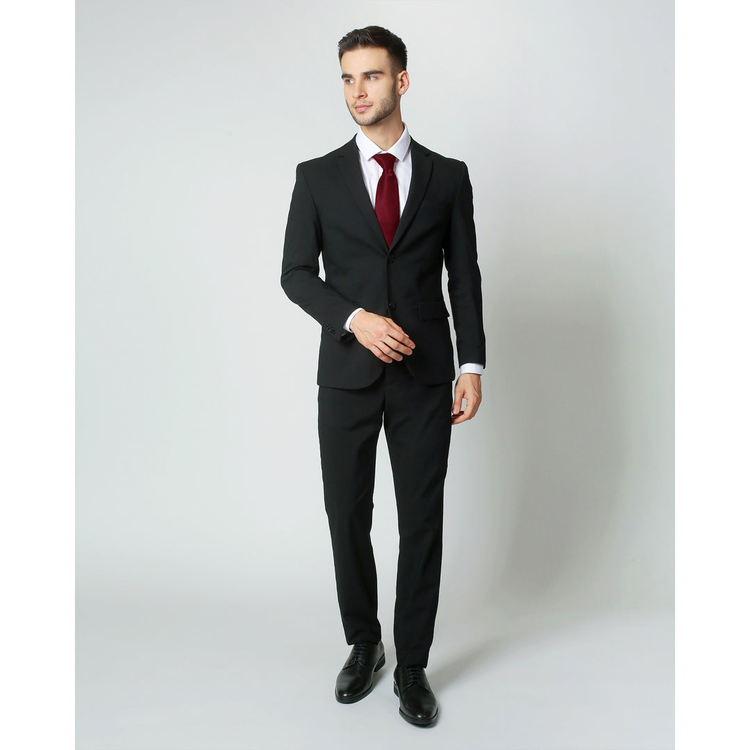 Silk Blend Solid Tie - Red Velvet