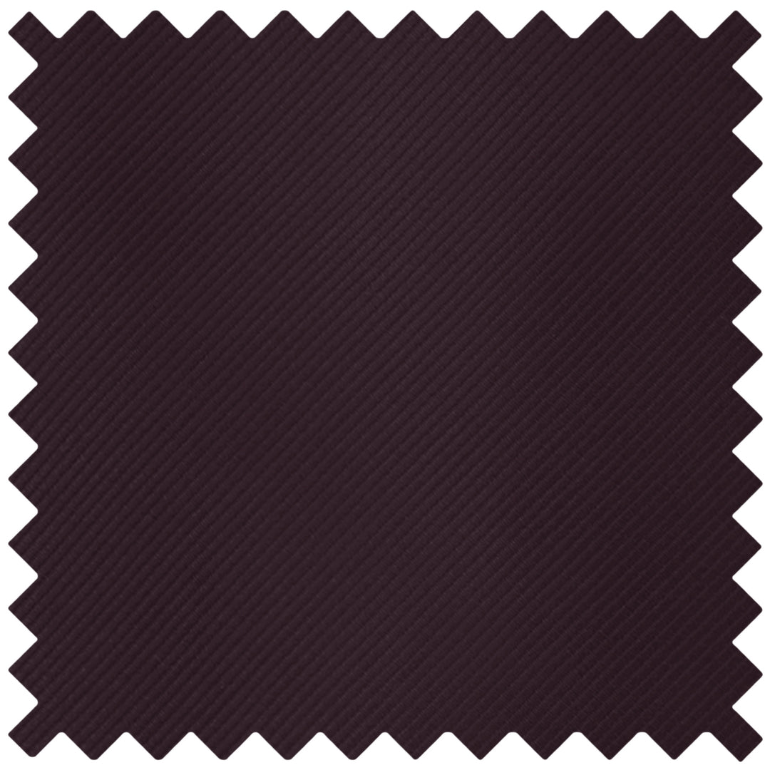 Silk Blend Solid Tie - Bordeaux