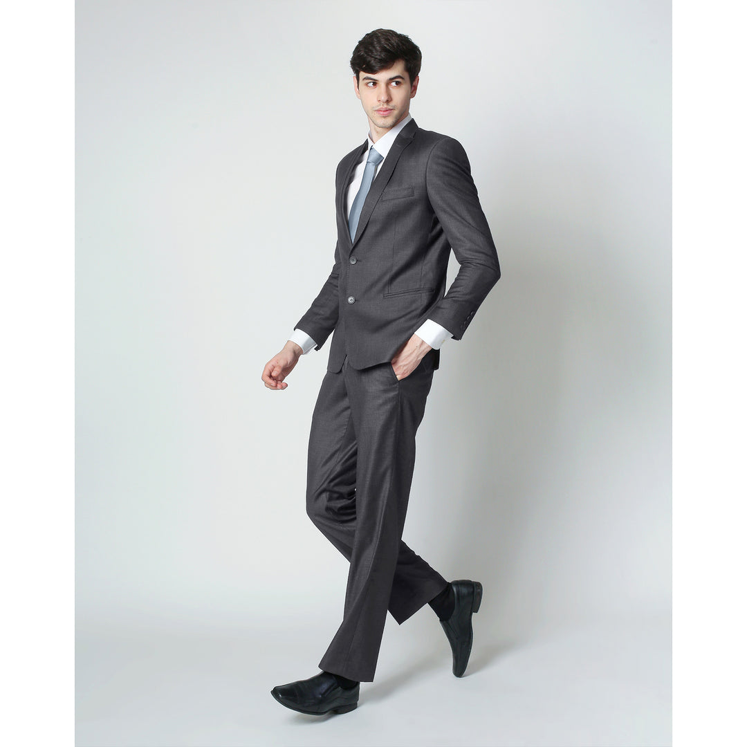Silk Blend Solid Tie - Dusty Blue