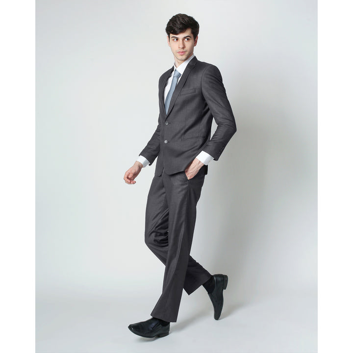 Silk Blend Solid Tie - Dusty Blue