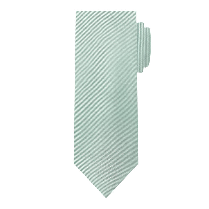 Silk Blend Solid Tie - Sage Mist