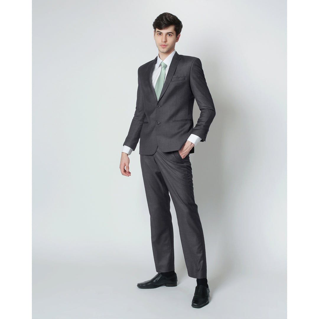 Silk Blend Solid Tie - Sage Mist