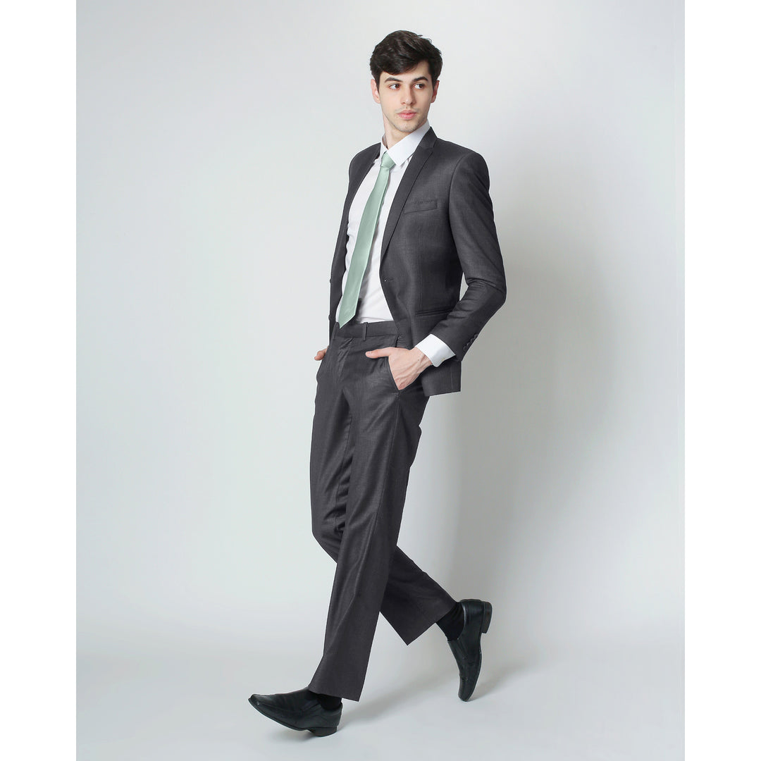 Silk Blend Solid Tie - Sage Mist