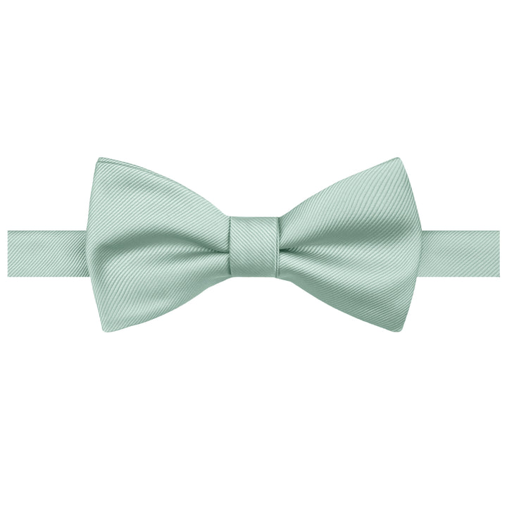 Silk Blend Solid Self-Tie Bow Tie - Sage Mist