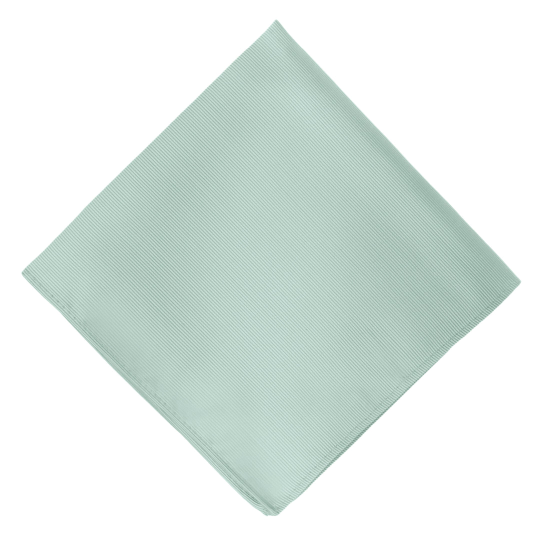 Silk Blend Solid Pocket Square - Sage Mist