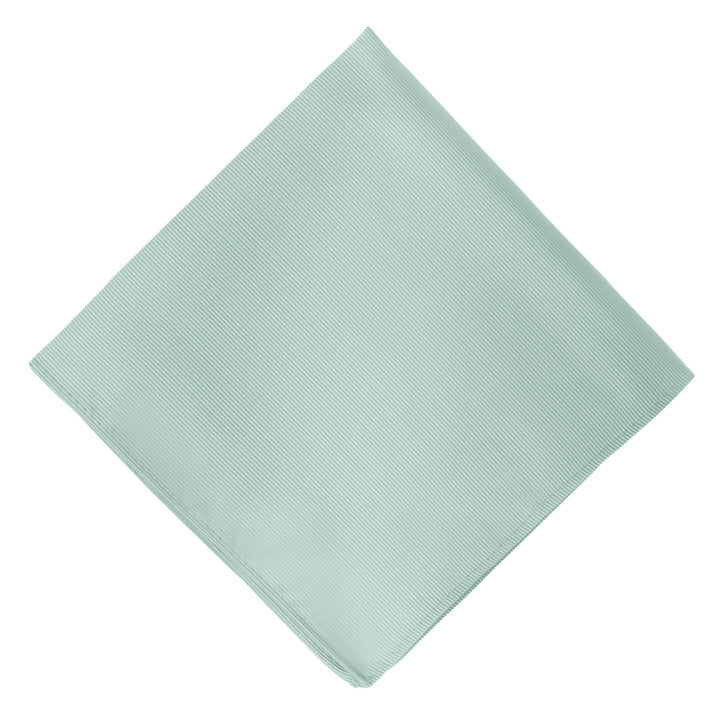 Silk Blend Solid Pocket Square - Sage Mist