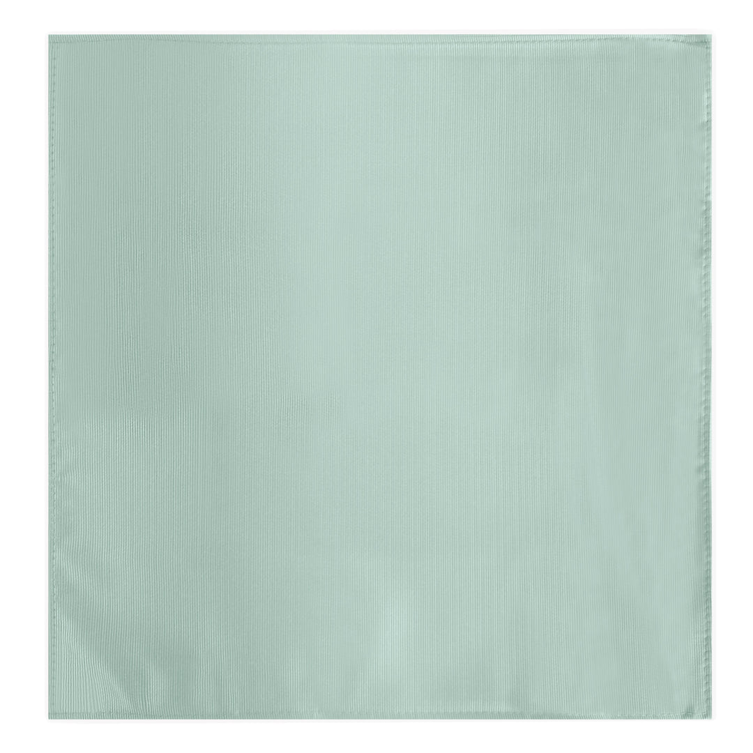 Wedding Silk Blend Solid Pocket Square - Sage Mist