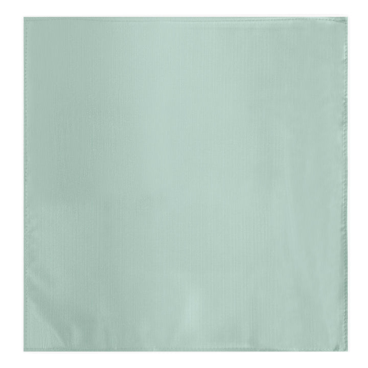 Silk Blend Solid Pocket Square - Sage Mist