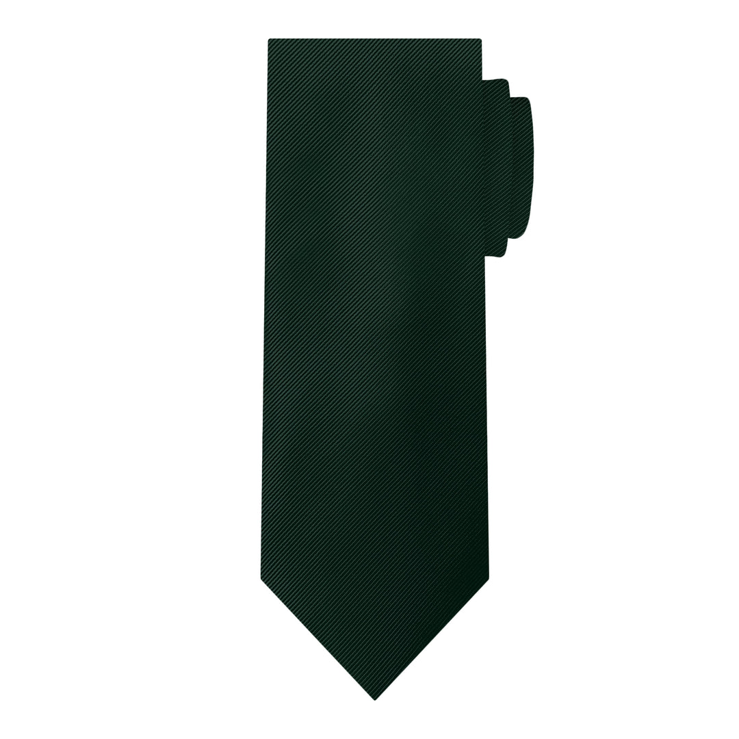 Silk Blend Solid Tie - Emerald Green