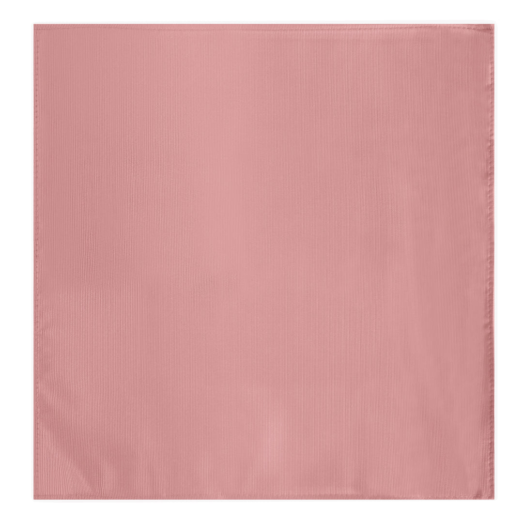 Wedding Silk Blend Solid Pocket Square - Warm Pink