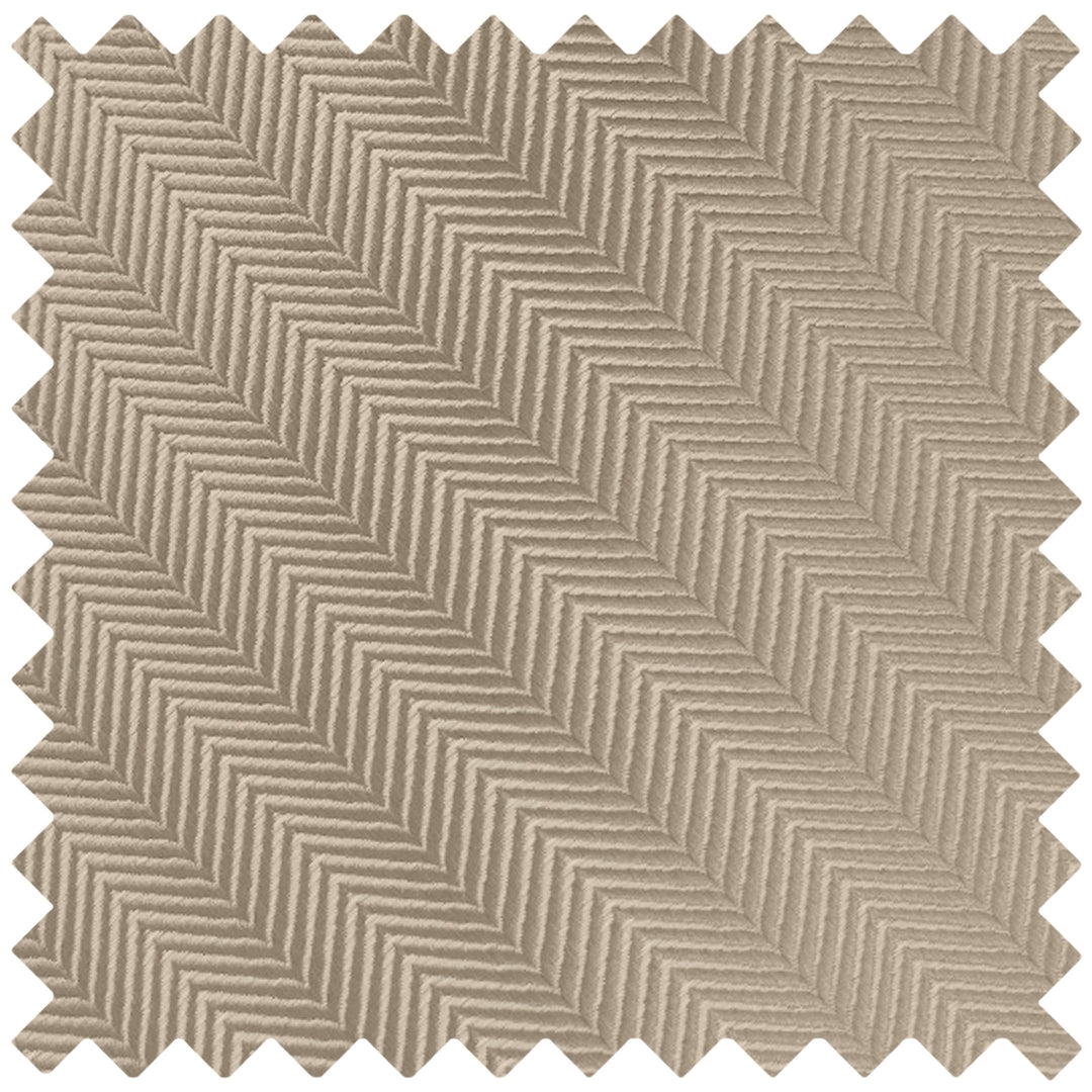 Silk Blend Chevron Tie - Biscotti