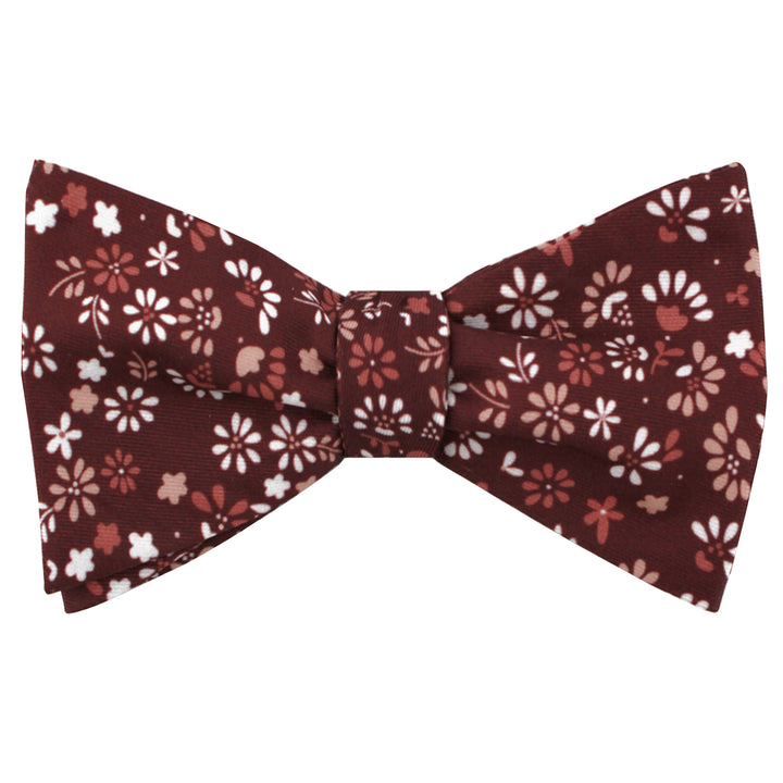 Ditsy Floral Self-Tie Bow Tie - Warm Floral
