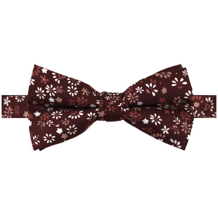 Ditsy Floral Banded Bow Tie - Warm Floral