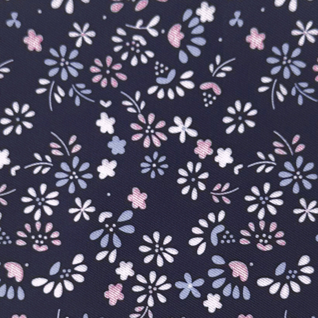 Ditsy Floral Banded Bow Tie - Cool Floral