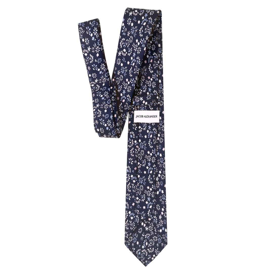 Ditsy Floral Slim Tie - Cool Floral