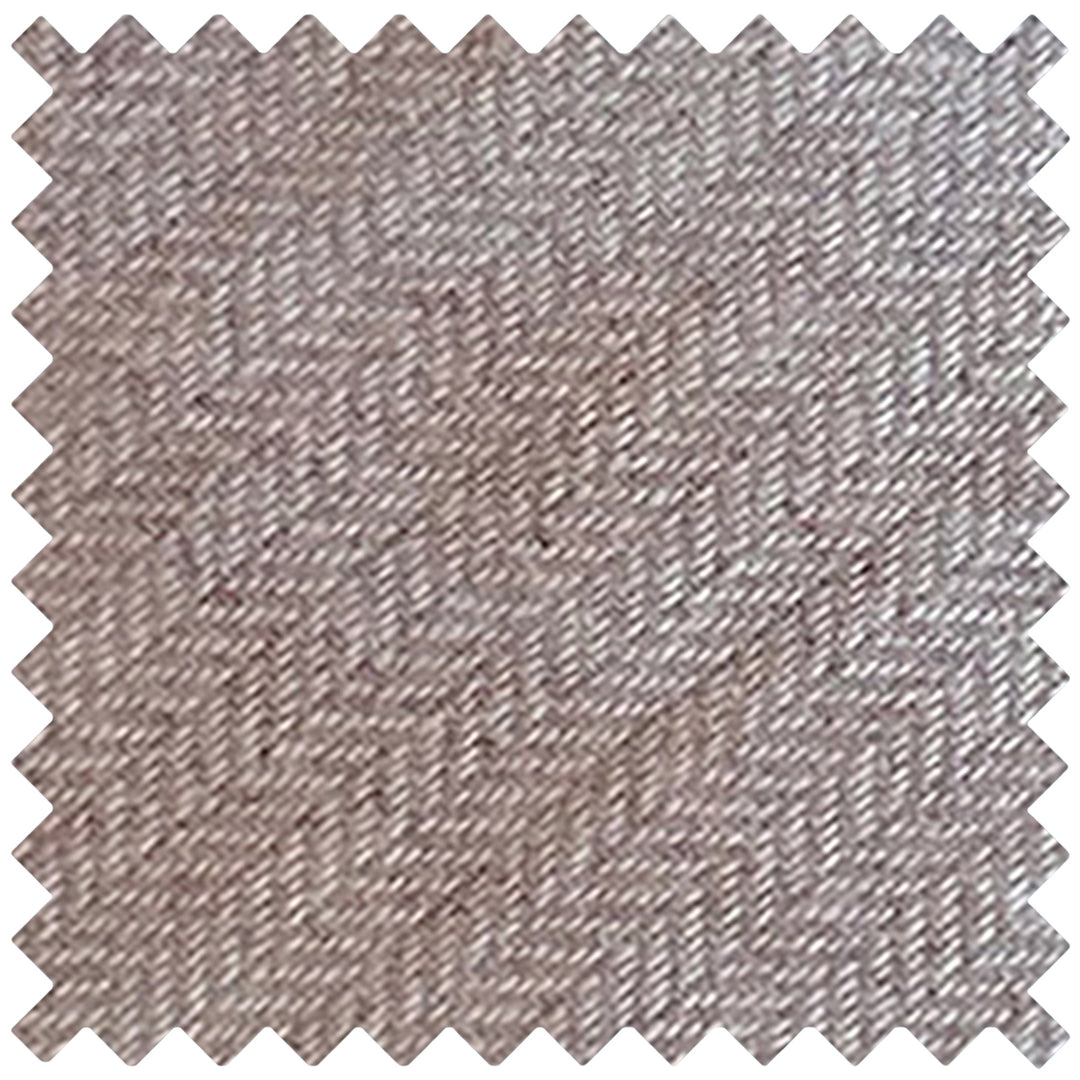 Wool Blend Herringbone Tie - Tan/White