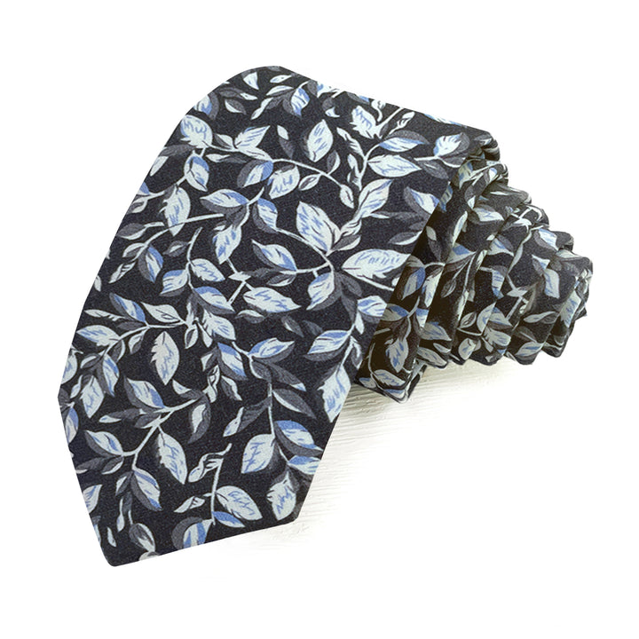 Garden Vines Tie - Gray