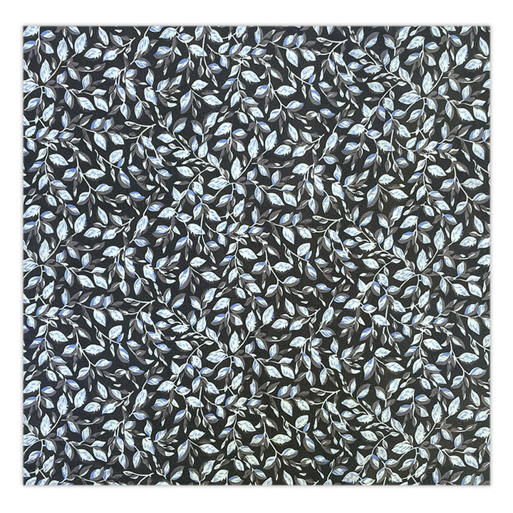 Garden Vines Pocket Square - Gray