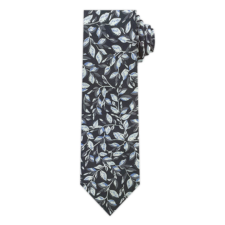 Garden Vines Tie - Gray