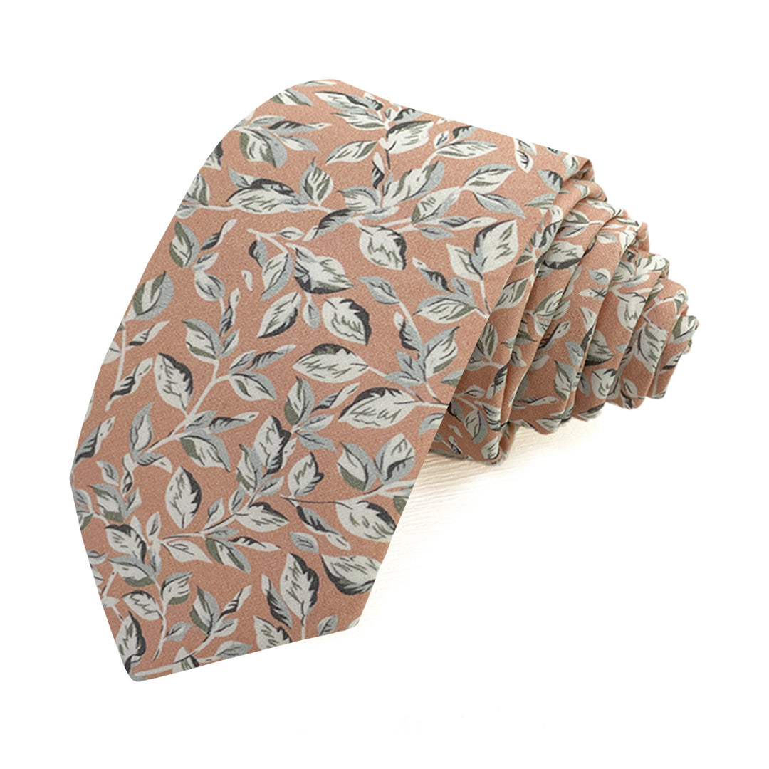 Garden Vines Tie - Pink