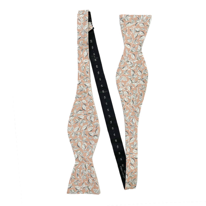 Garden Vines Self-Tie Bow Tie - Pink