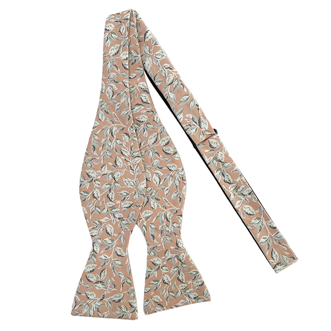 Garden Vines Self-Tie Bow Tie - Pink