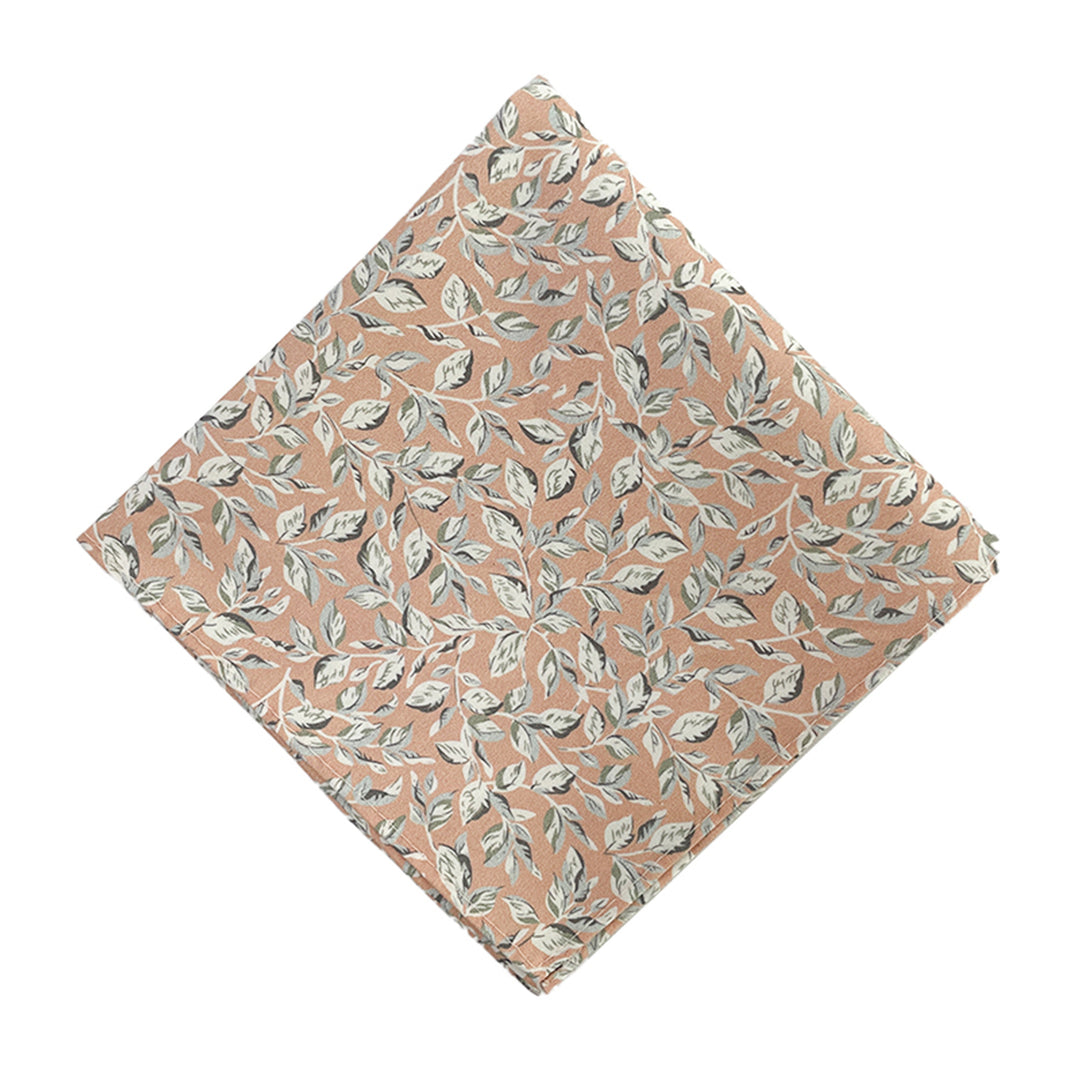Garden Vines Pocket Square - Pink