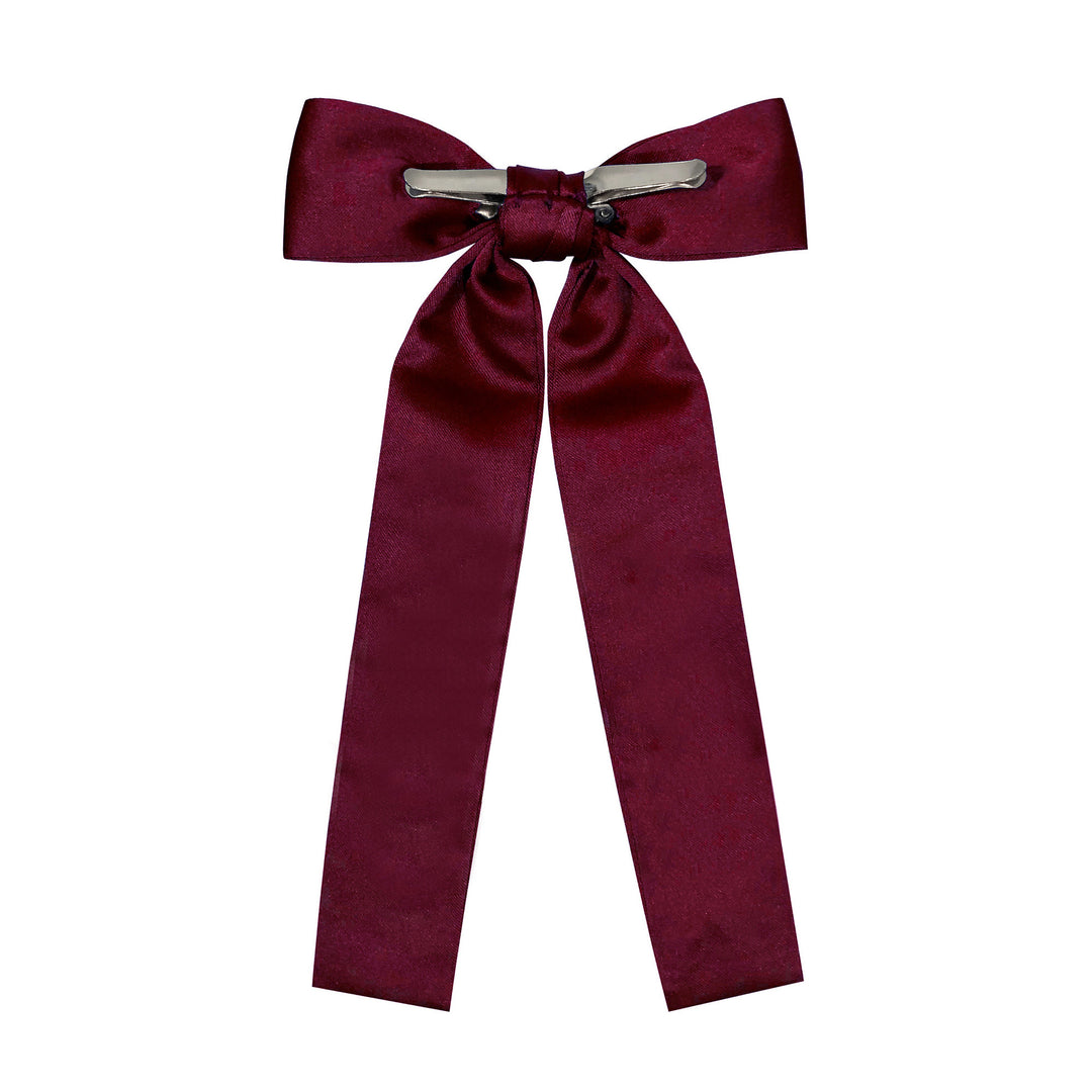 Kentucky Colonel Clip-On Bow Tie - Burgundy
