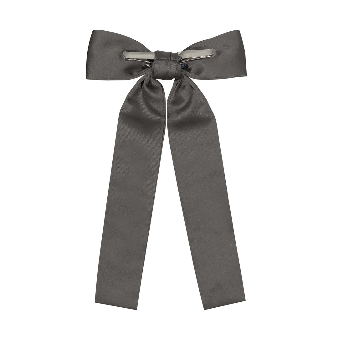 Kentucky Colonel Clip-On Bow Tie - Charcoal