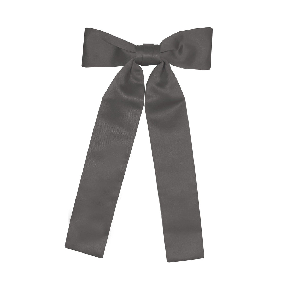 Kentucky Colonel Clip-On Bow Tie - Charcoal