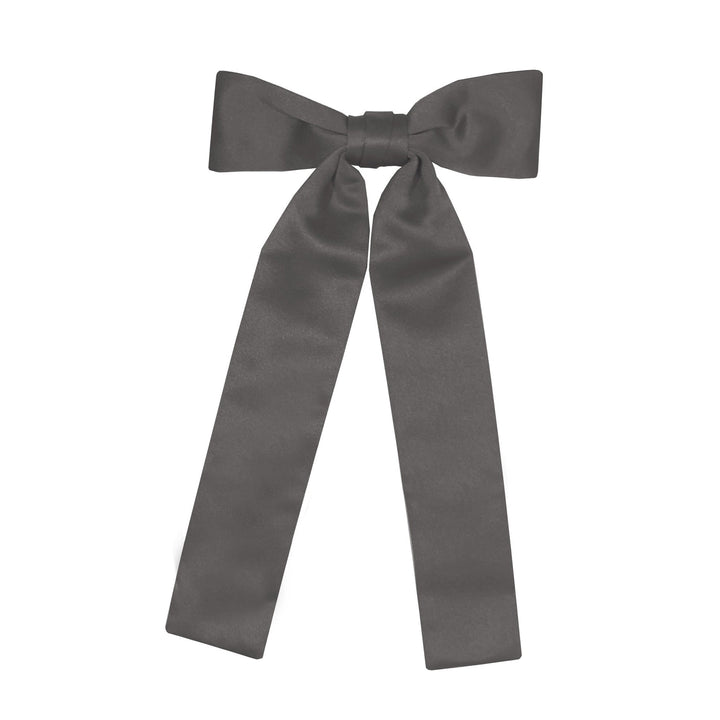 Kentucky Colonel Clip-On Bow Tie - Charcoal