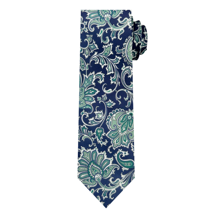 English Paisley Tie - Blue