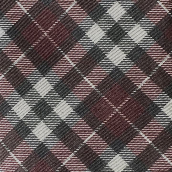 Picnic Plaid Banded Bow Tie - Red